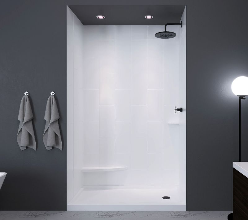 Shower Surround : 10x20 Vertical Contemporary